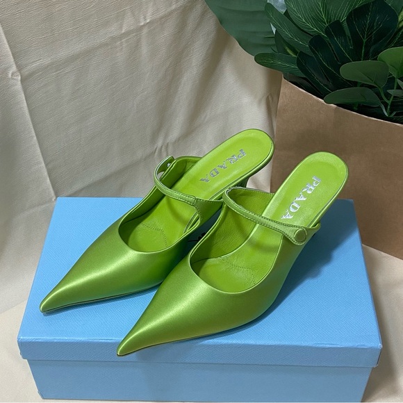 Prada Shoes - Prada Green Women's Heel